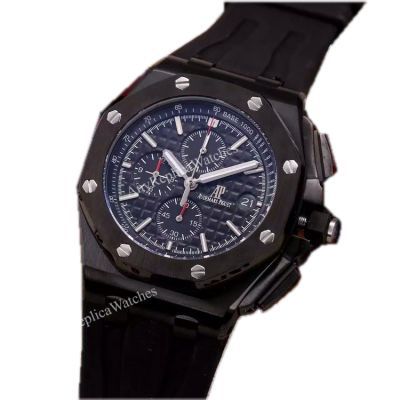 Cheap Audemars Piguet Replica Watches - AP End of Days All Black Quartz Watch 